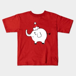 Christmas Elephant Kids T-Shirt